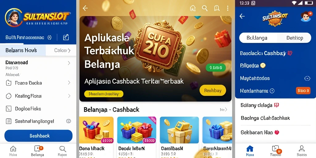 Tampilan antarmuka SULTANSLOT yang mudah digunakan dan menarik.